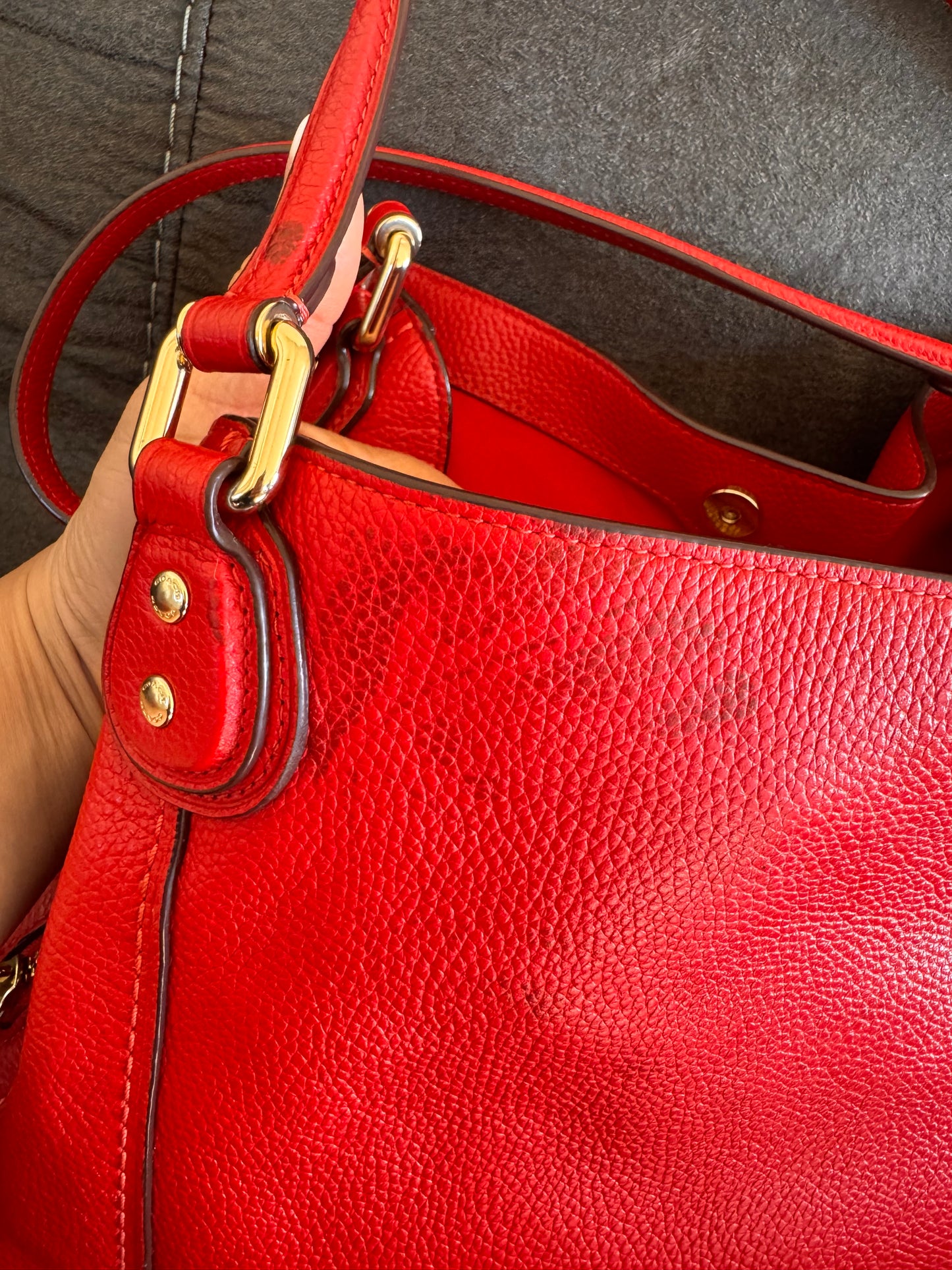 Coach Edie 31 Pebbled Shoulder Bag