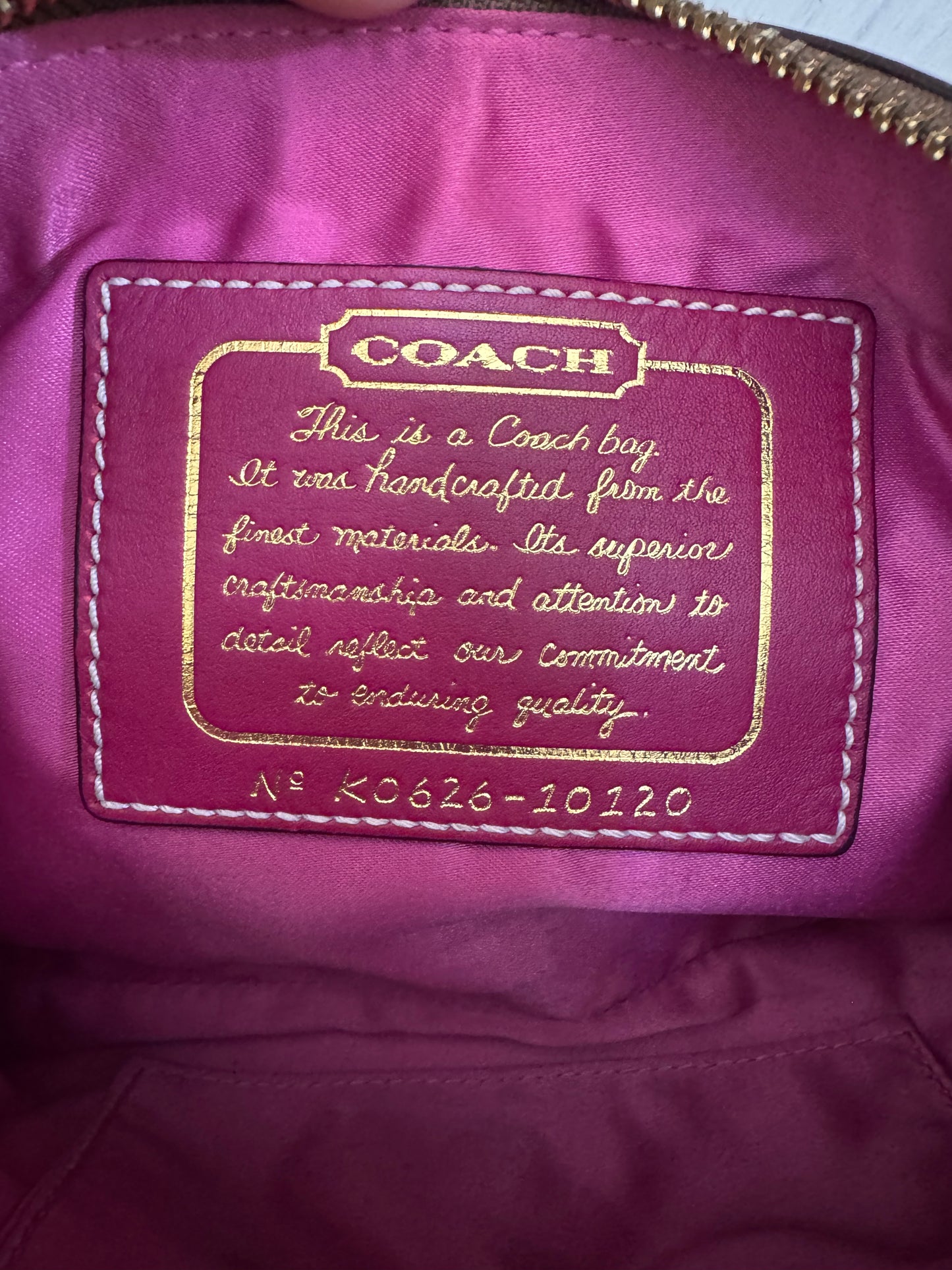 Coach Demi Shoulder Bag and a matching Wristlet