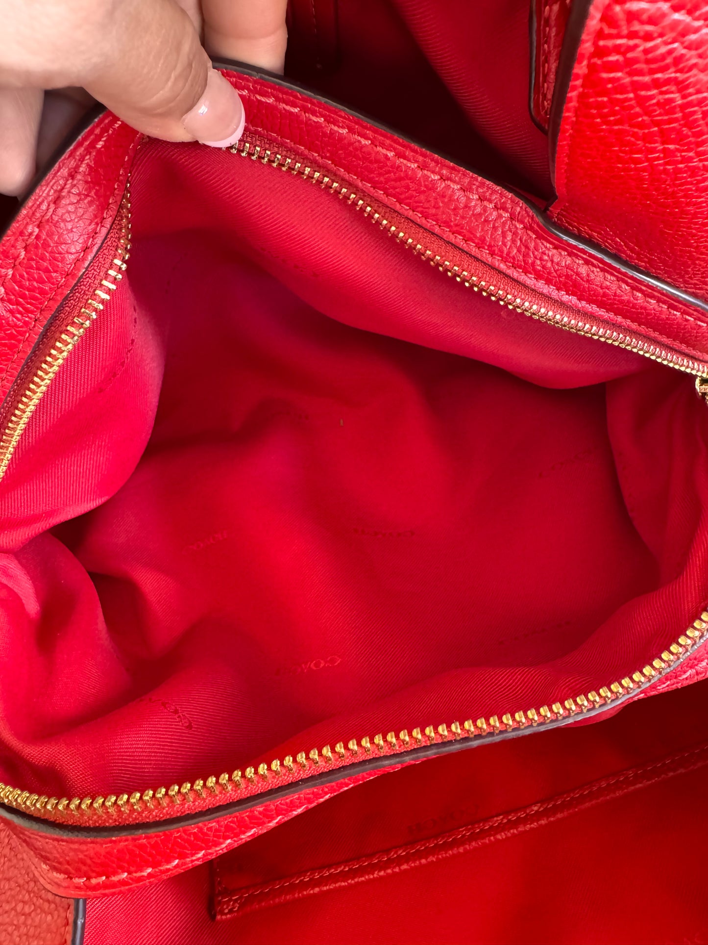 Coach Edie 31 Pebbled Shoulder Bag
