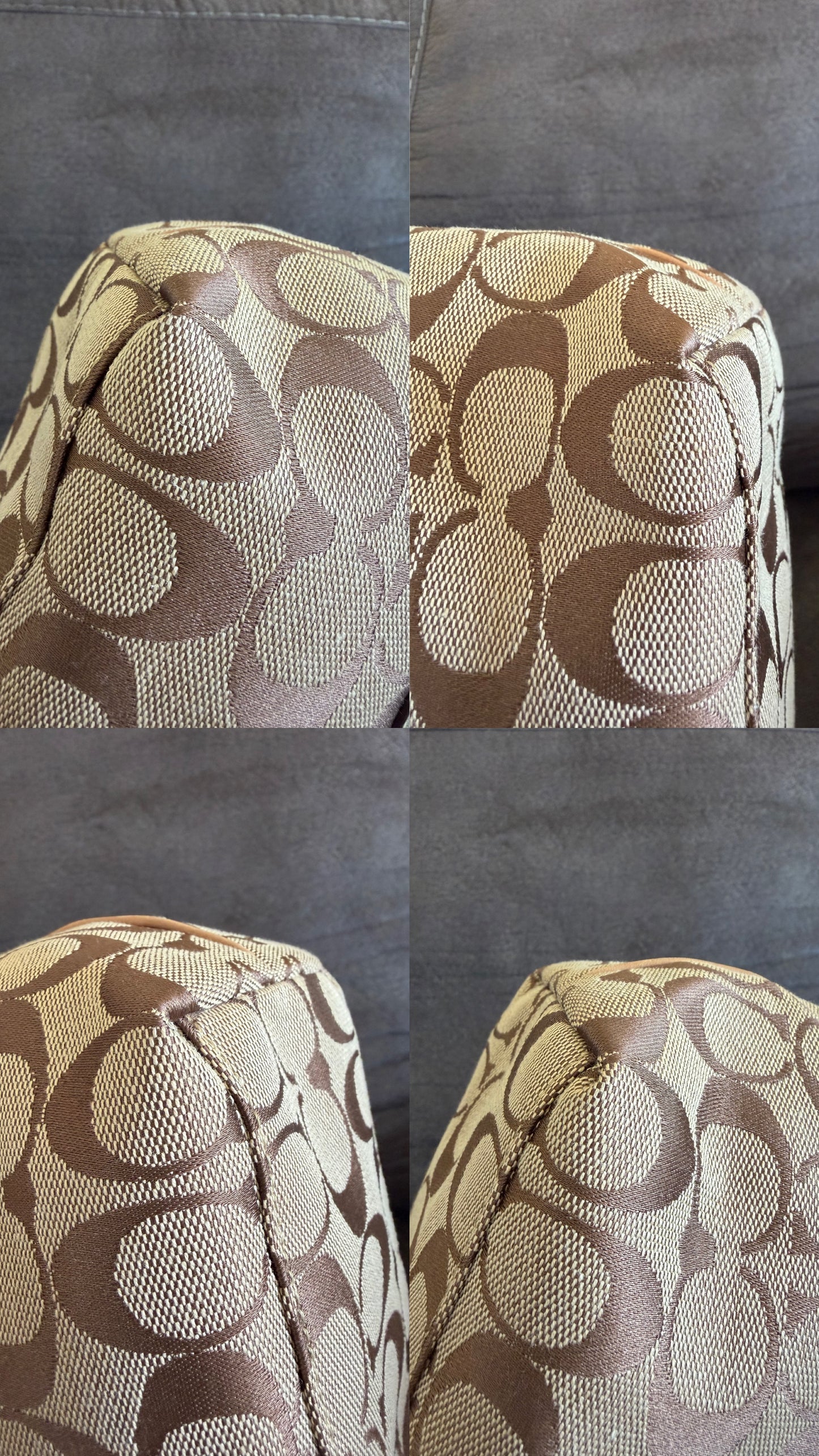 Coach Mini Bag/Baguette Brown/Beige