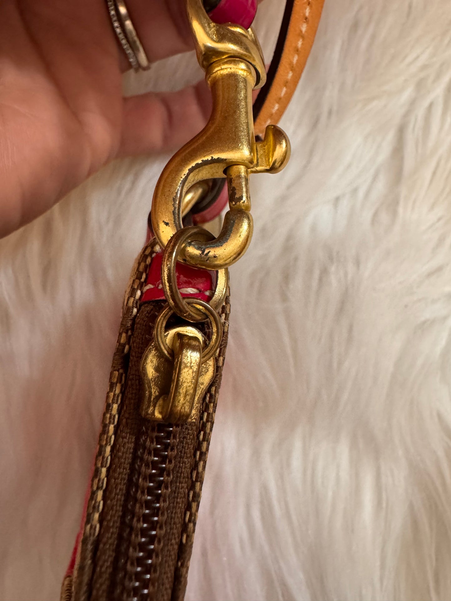 Coach Demi Shoulder Bag and a matching Wristlet