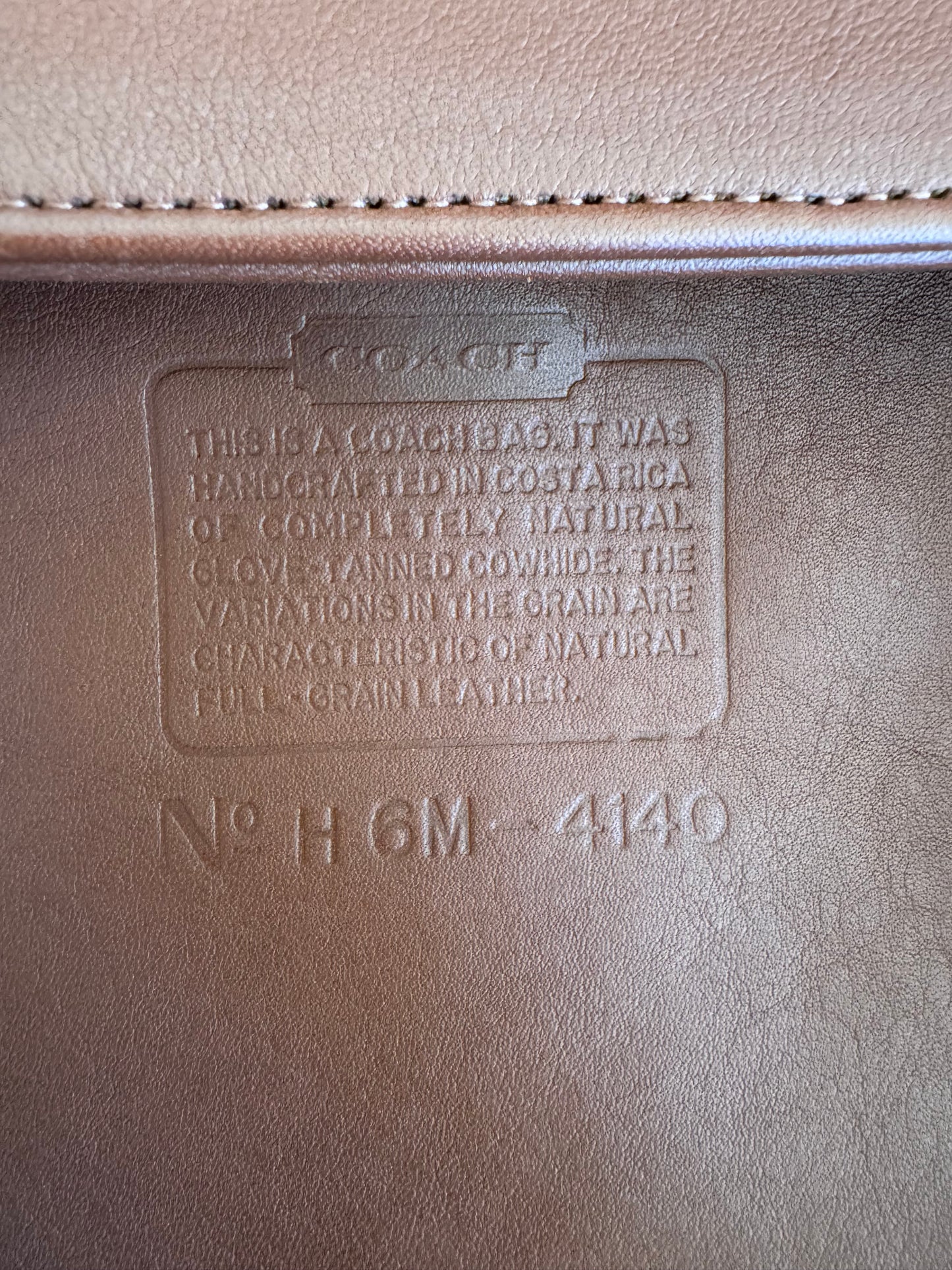 Coach Leather Soho Tote