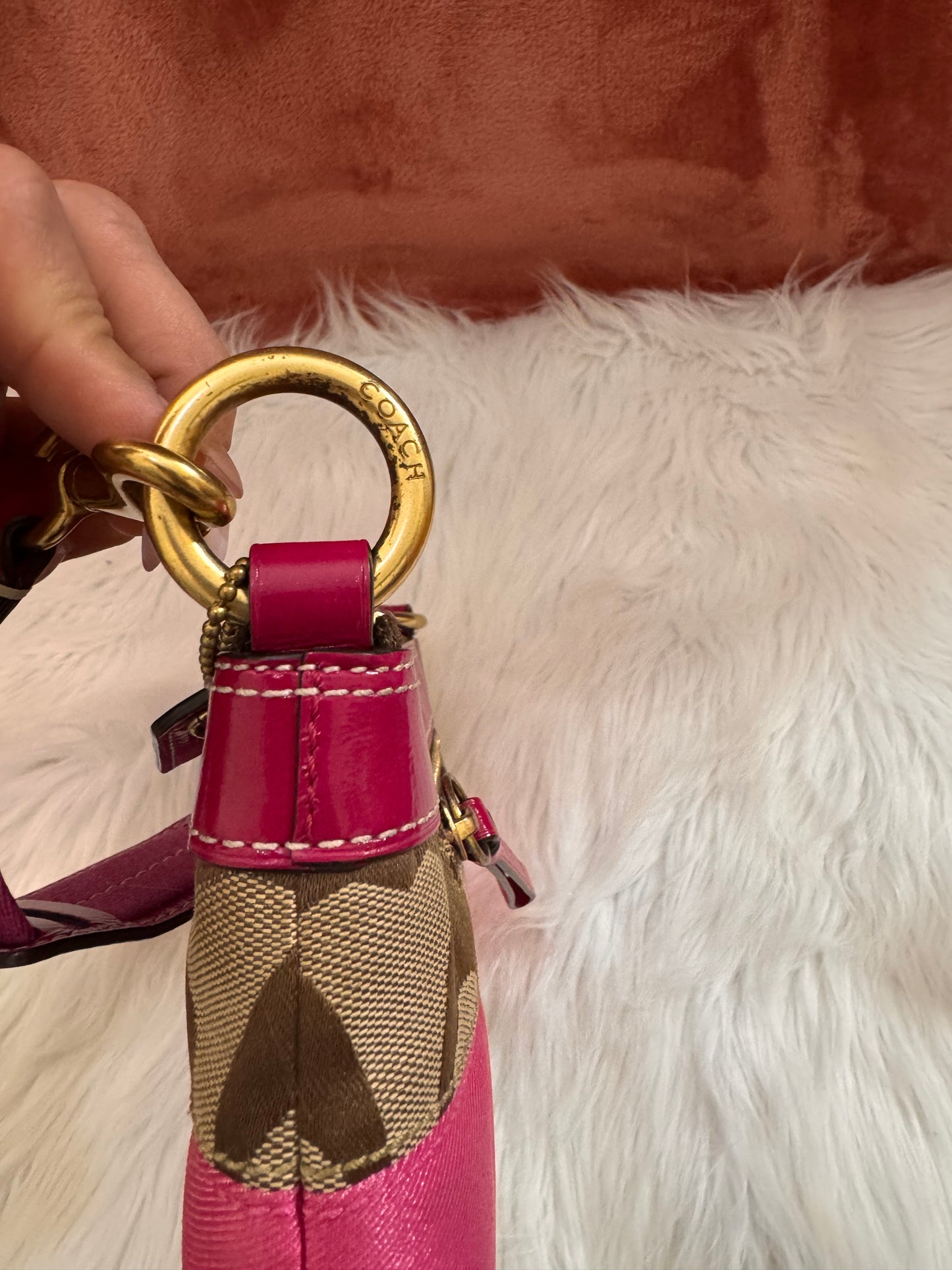 Coach Demi Shoulder Bag and a matching Wristlet