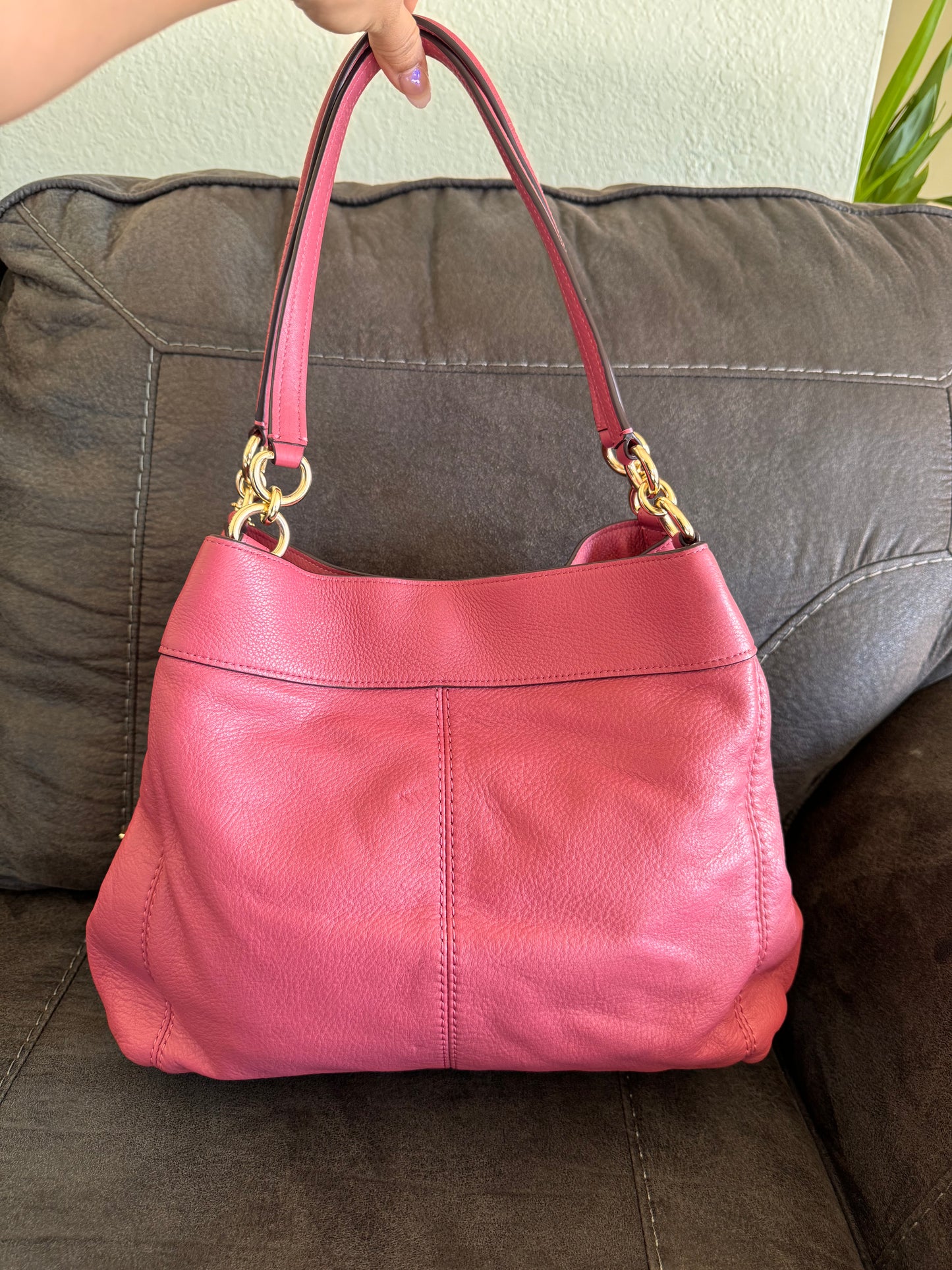 Coach Lexy Pink Shoulder Bag