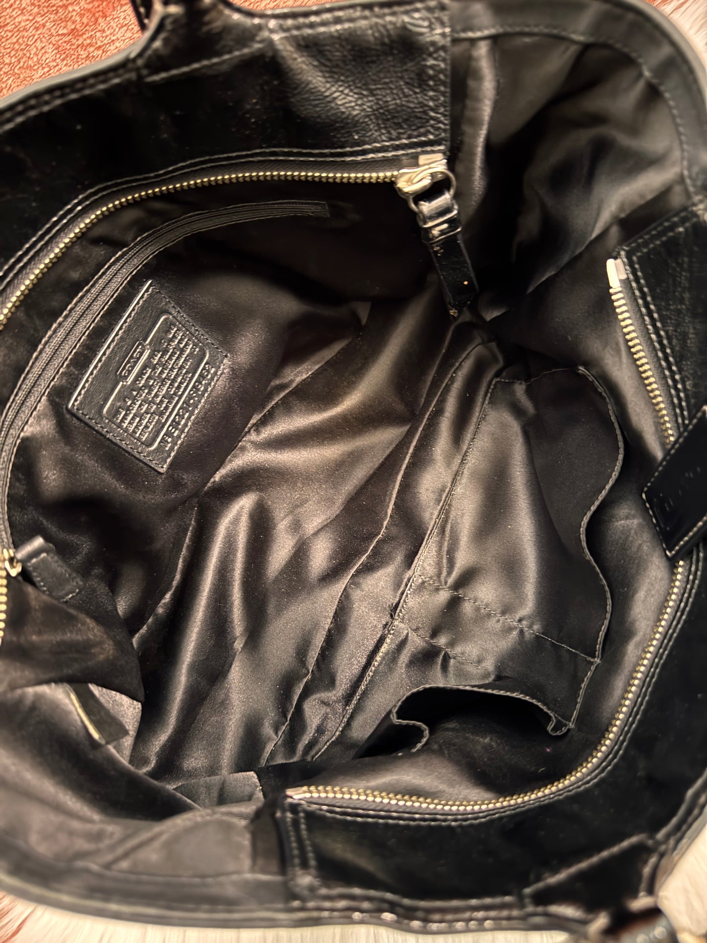 Coach Gallery Embossed Patent Leather Tote