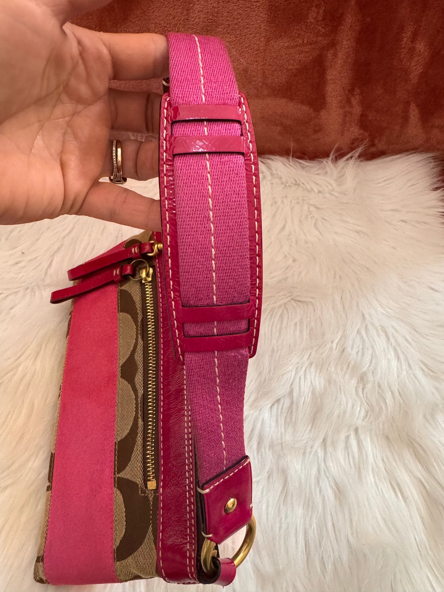 Coach Demi Shoulder Bag and a matching Wristlet