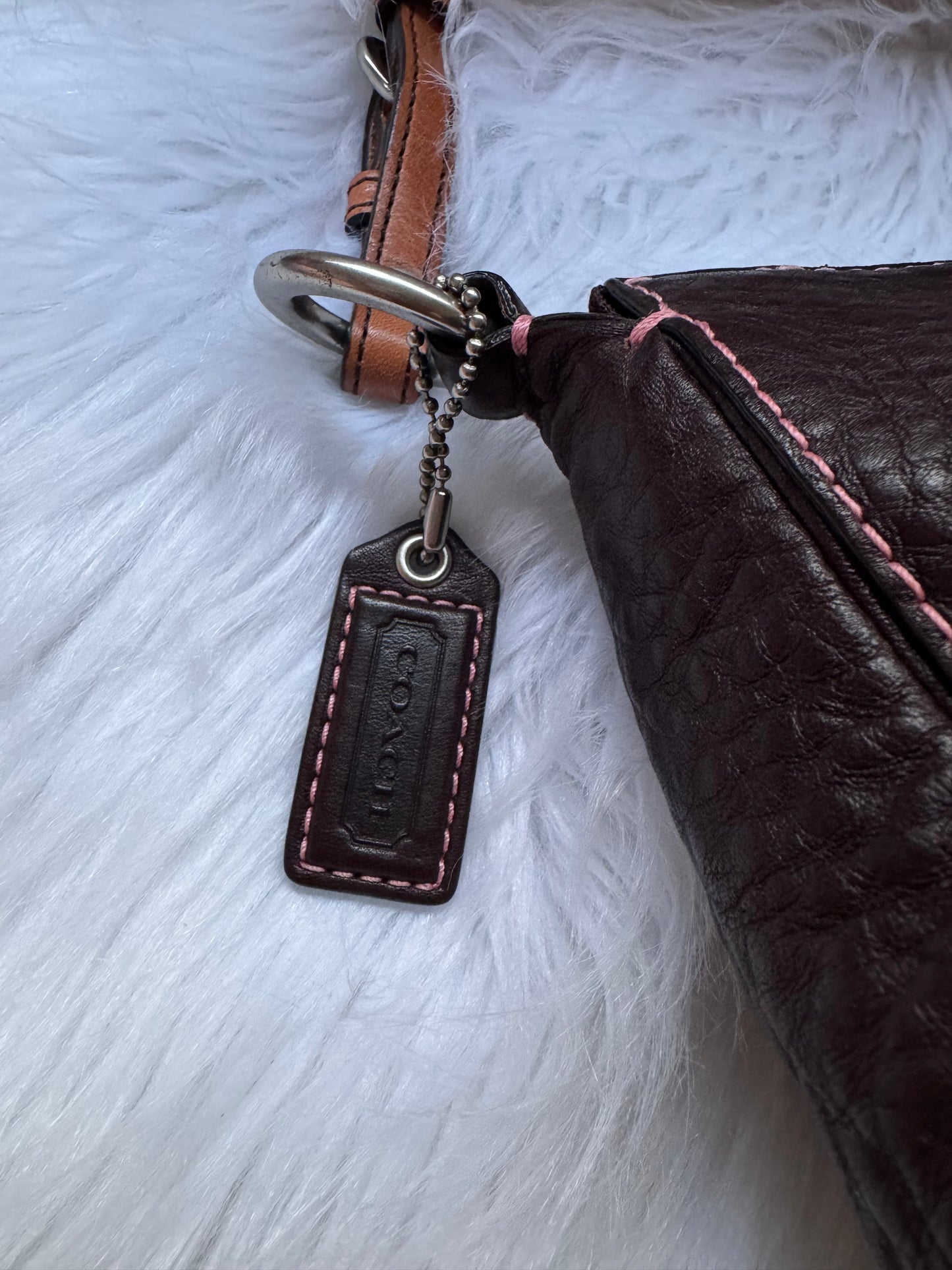 Coach Chelsea Brown Pebble Leather