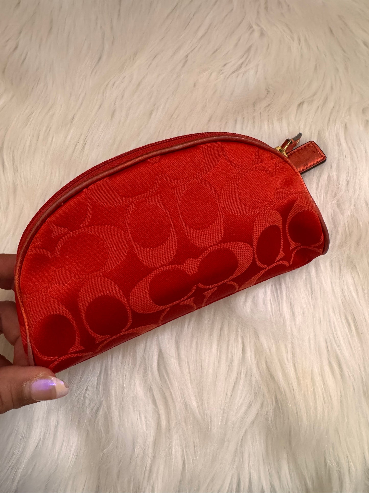Coach Limited Edition Estée Lauder Cosmetic Bag.