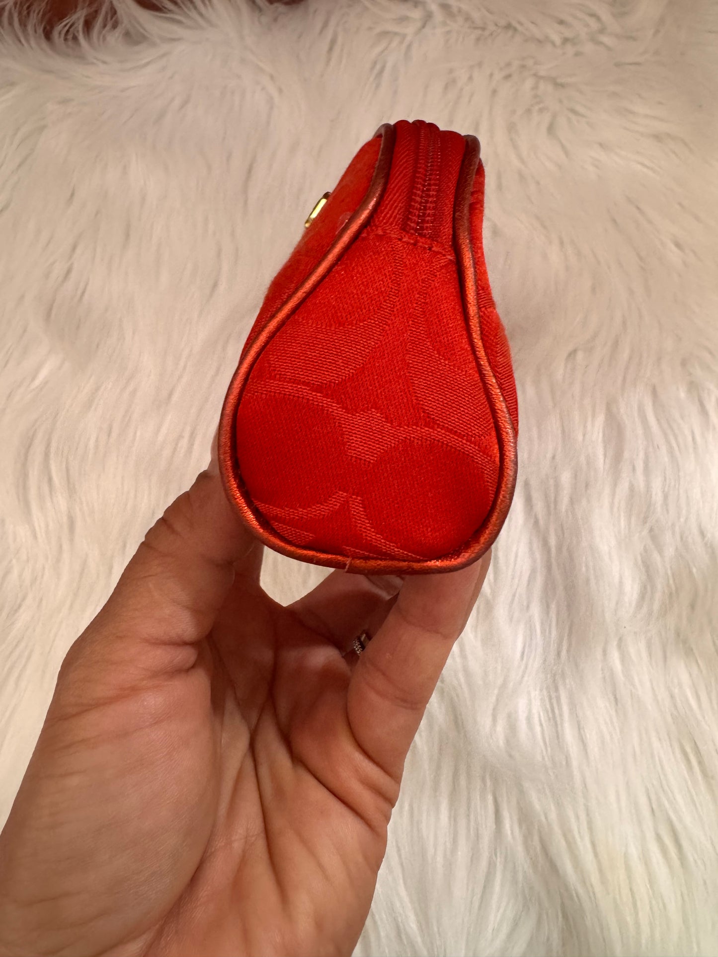 Coach Limited Edition Estée Lauder Cosmetic Bag.