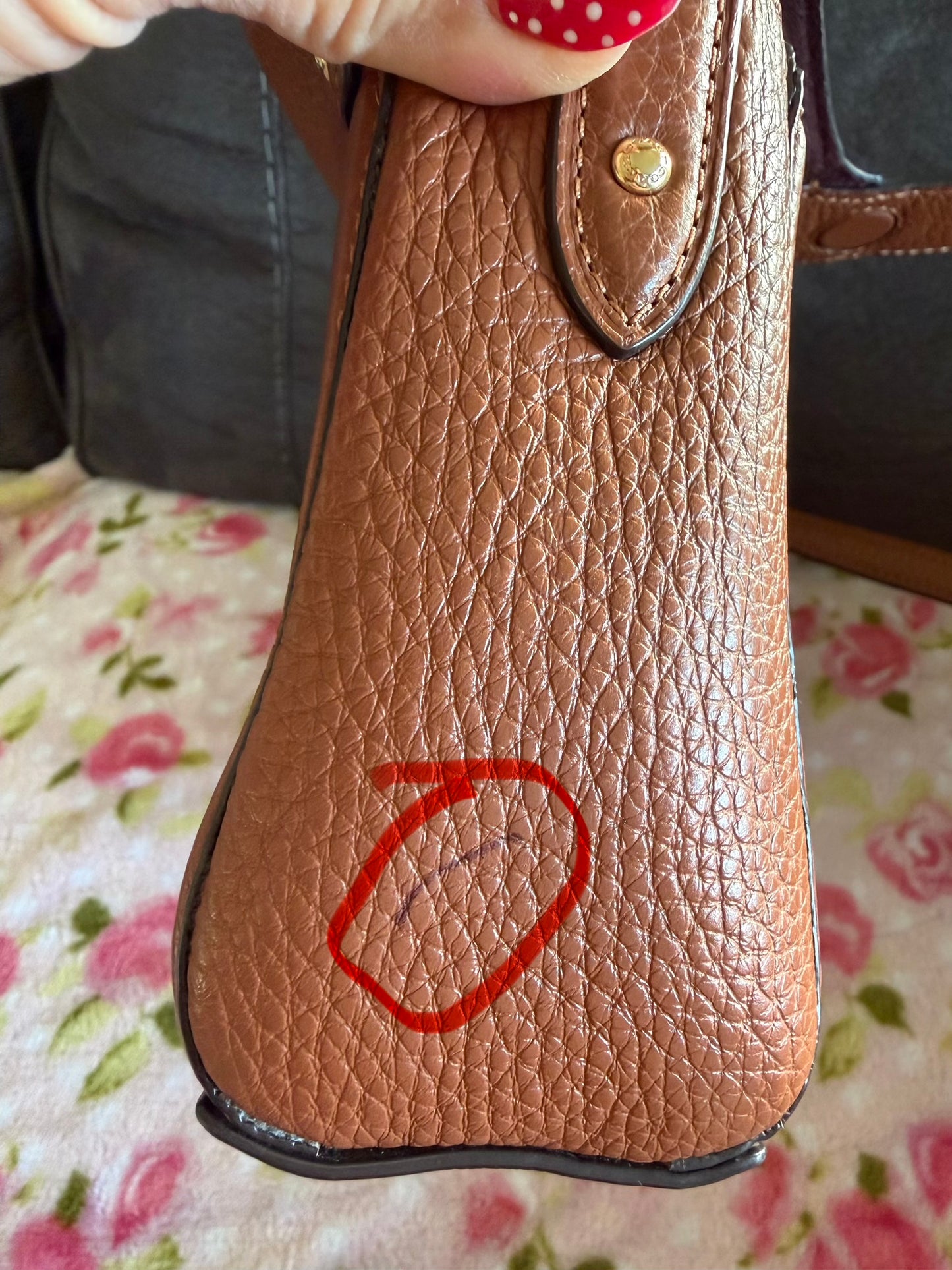 Coach Jade with daisy applique