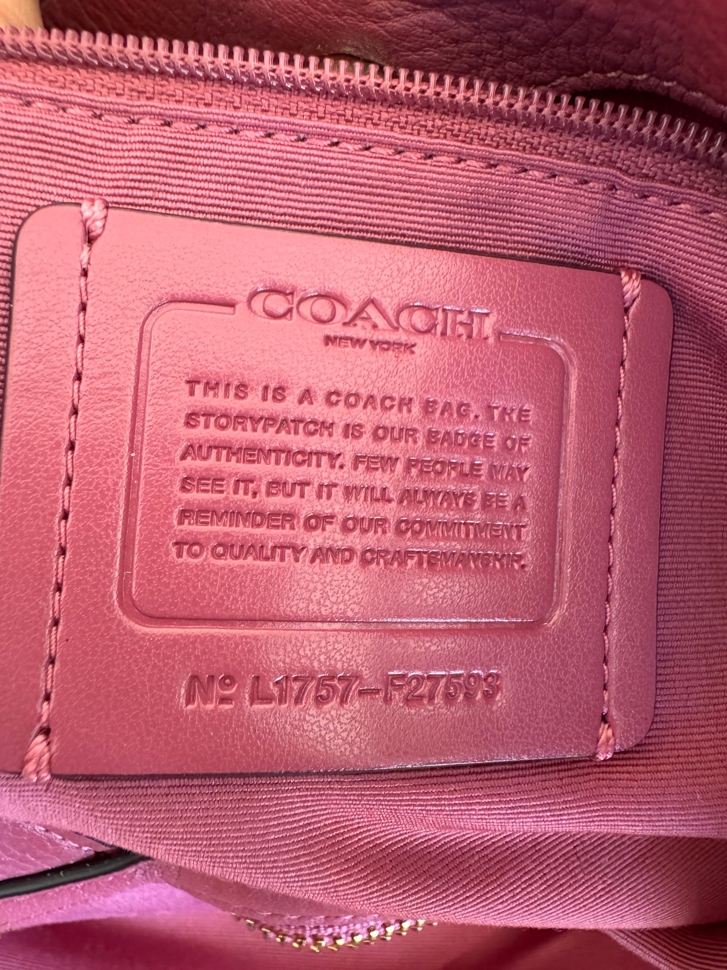 Coach Lexy Pink Shoulder Bag
