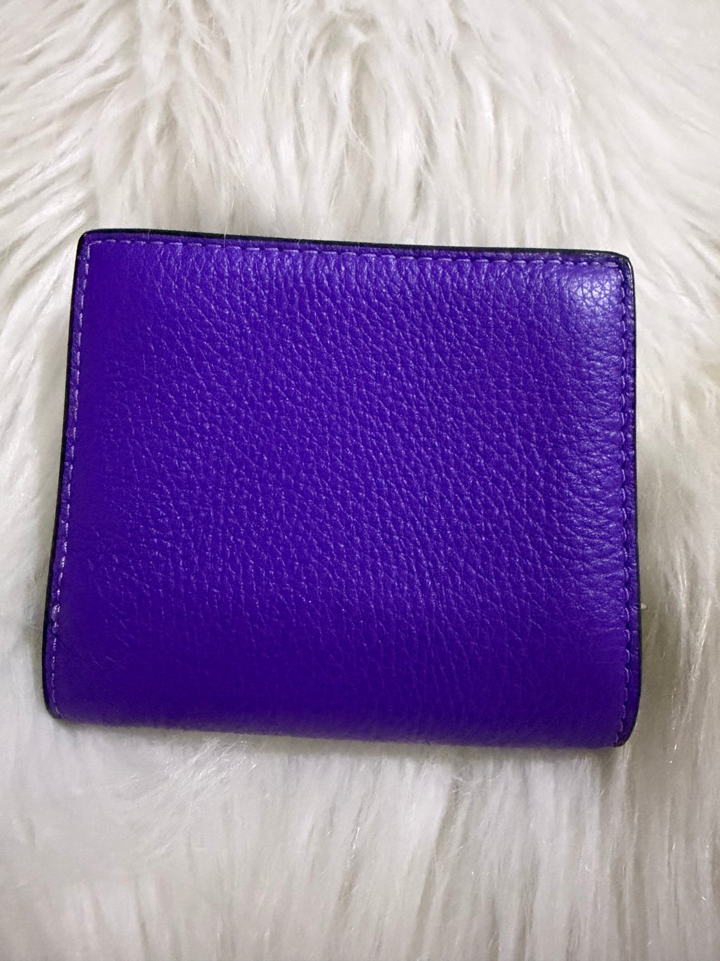 Coach Snap Wallet in purple