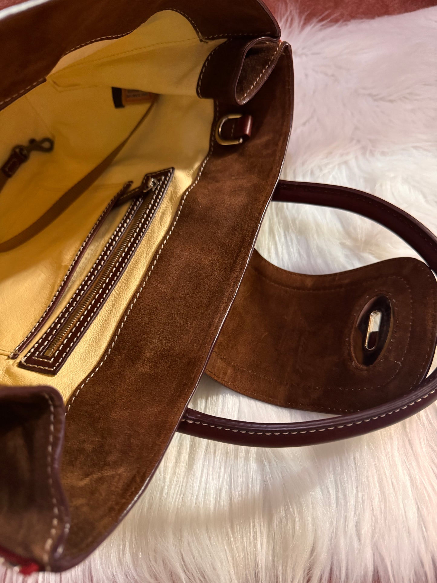 Dooney & Bourke Florentine Toscana Burgundy