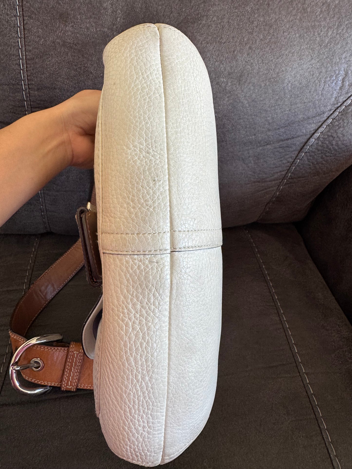 Coach SoHo Beige Leather