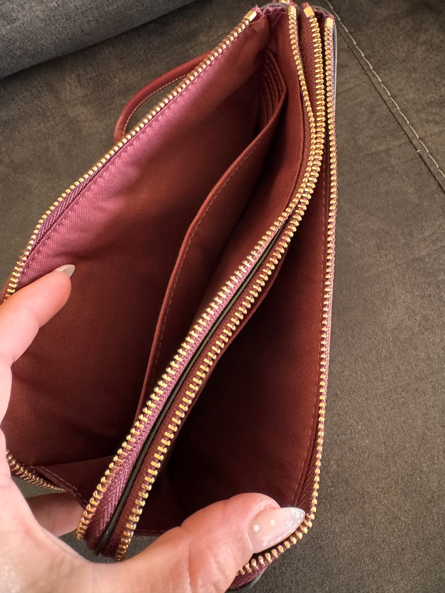 Coach Double Zip Wallet