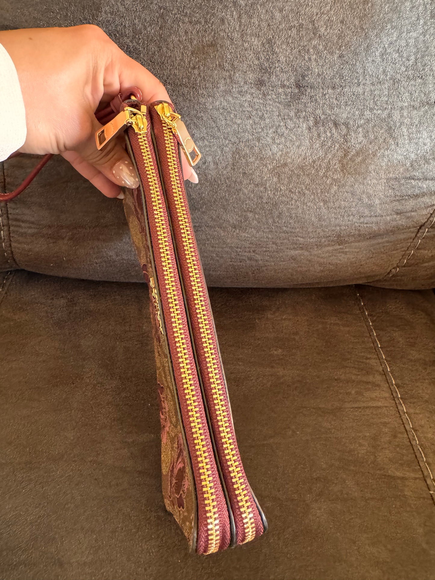 Coach Double Zip Wallet