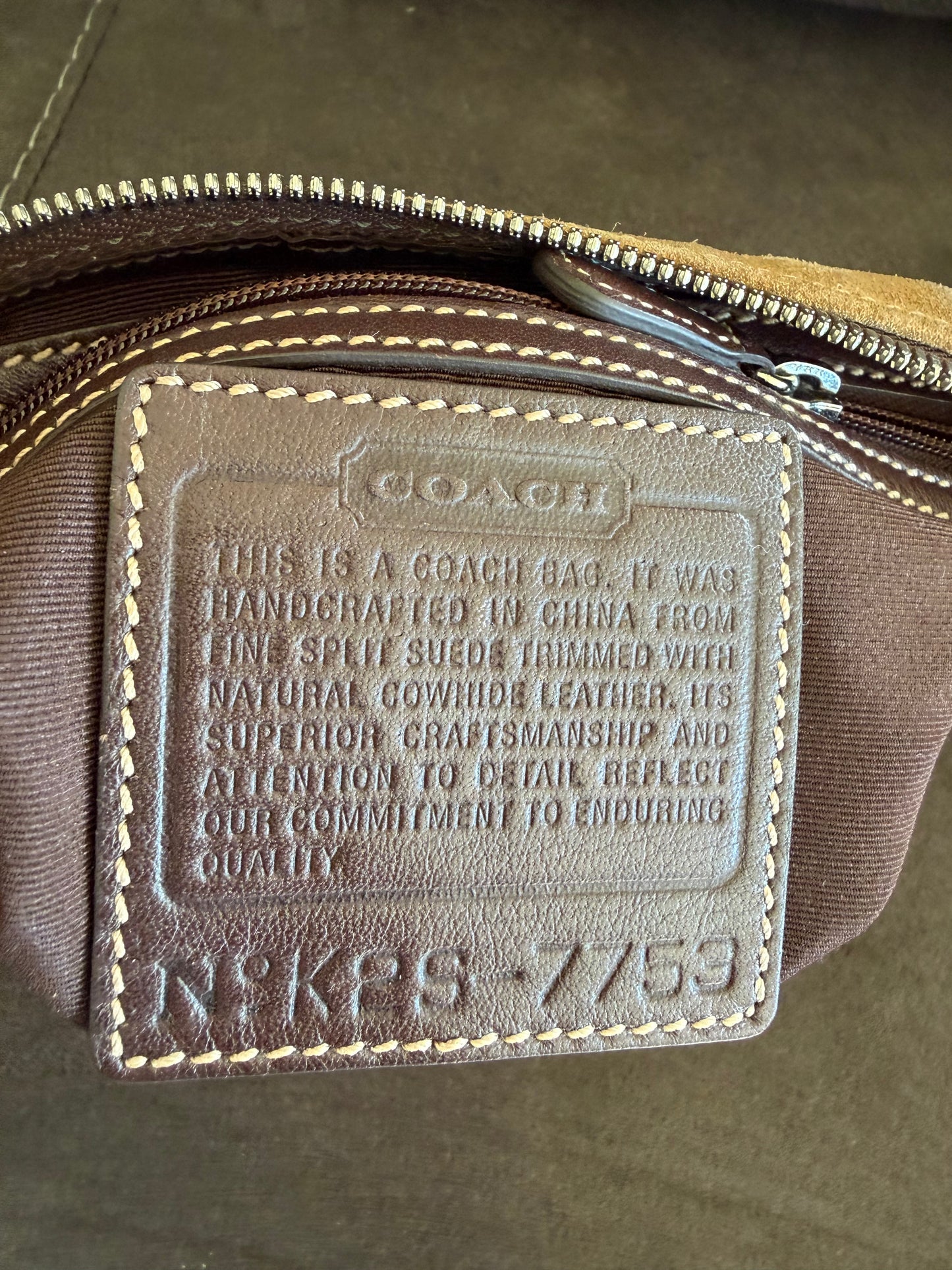 Coach Demi Suede Brown