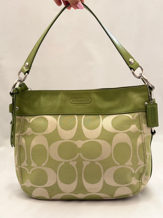 Coach Green Zoe Medium