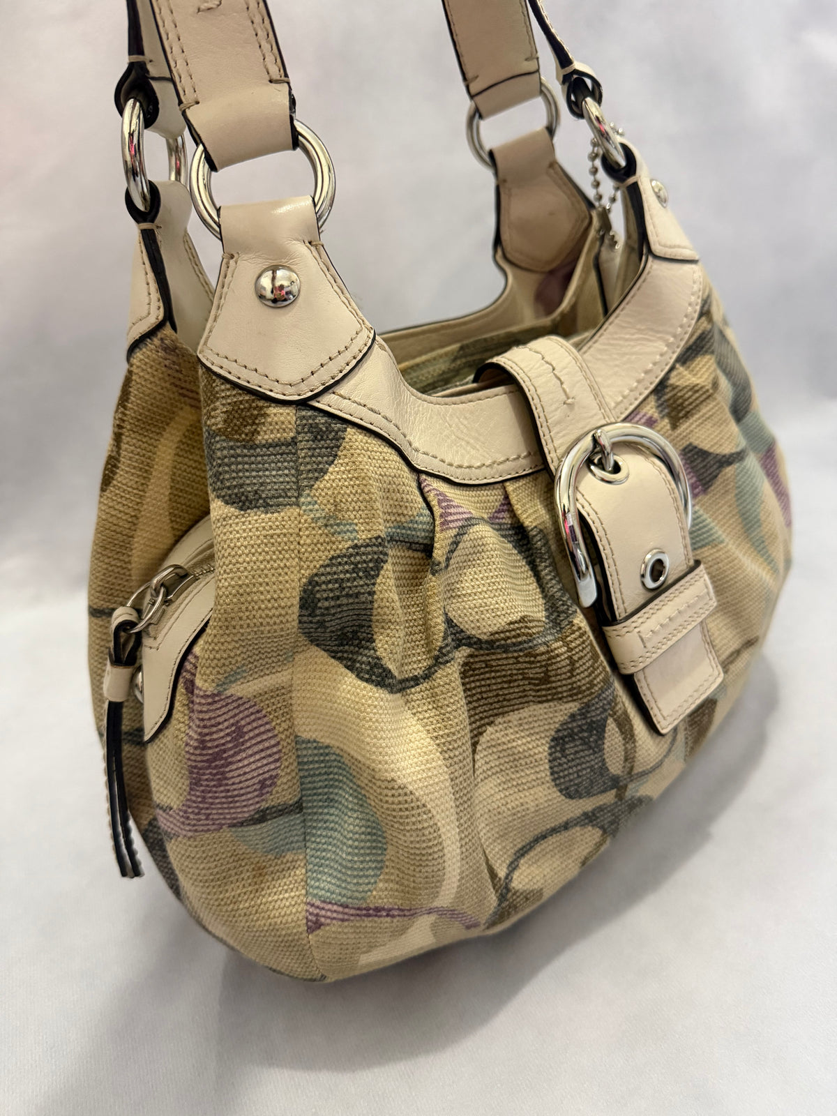 Coach Soho Lynn Hobo Optic C Op Art Multicolor