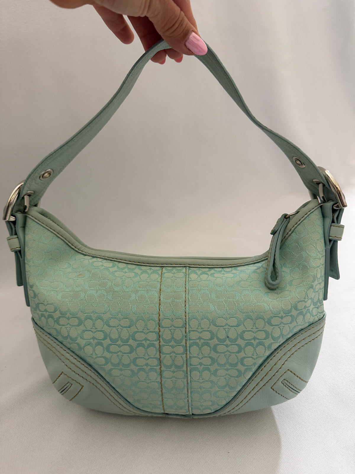 Coach Light Blue Soho Hobo