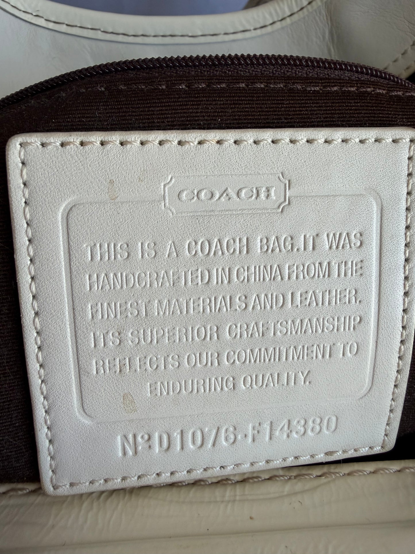 Coach Ergo Signature Pleated Framed Satchel