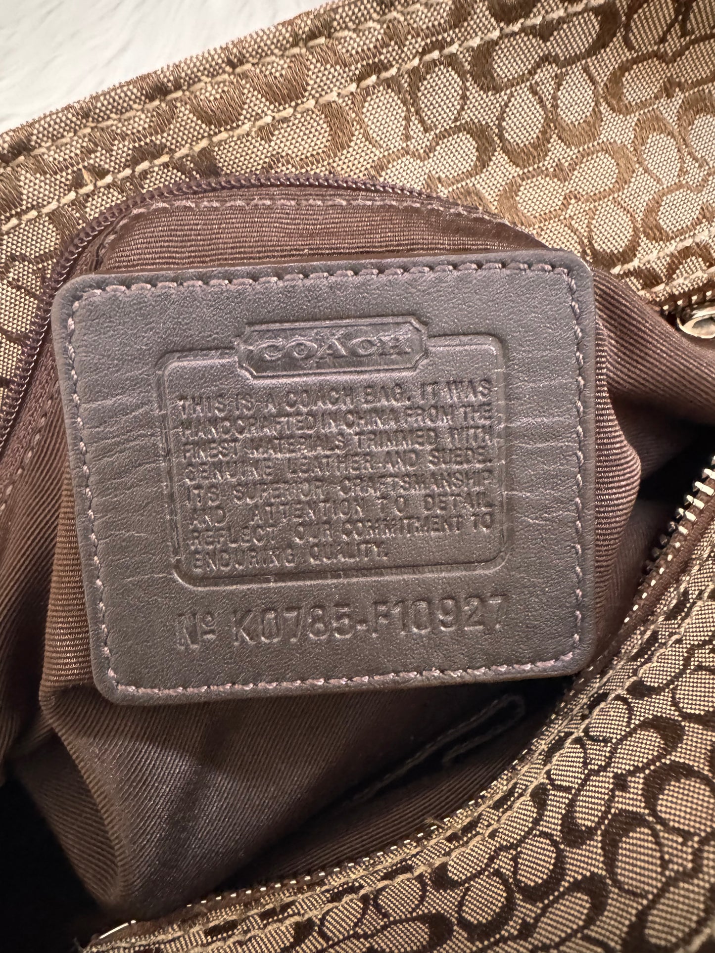 Coach Soho Signature Tote