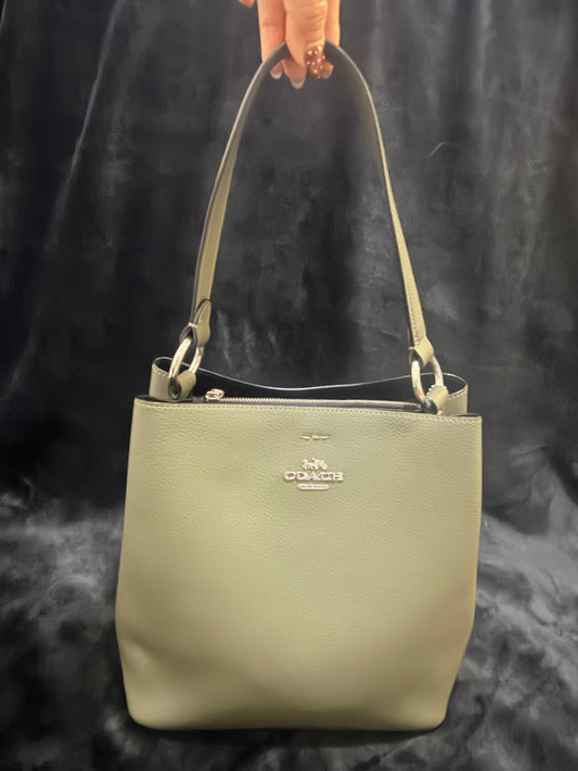 Coach Town Bucket Olive Green