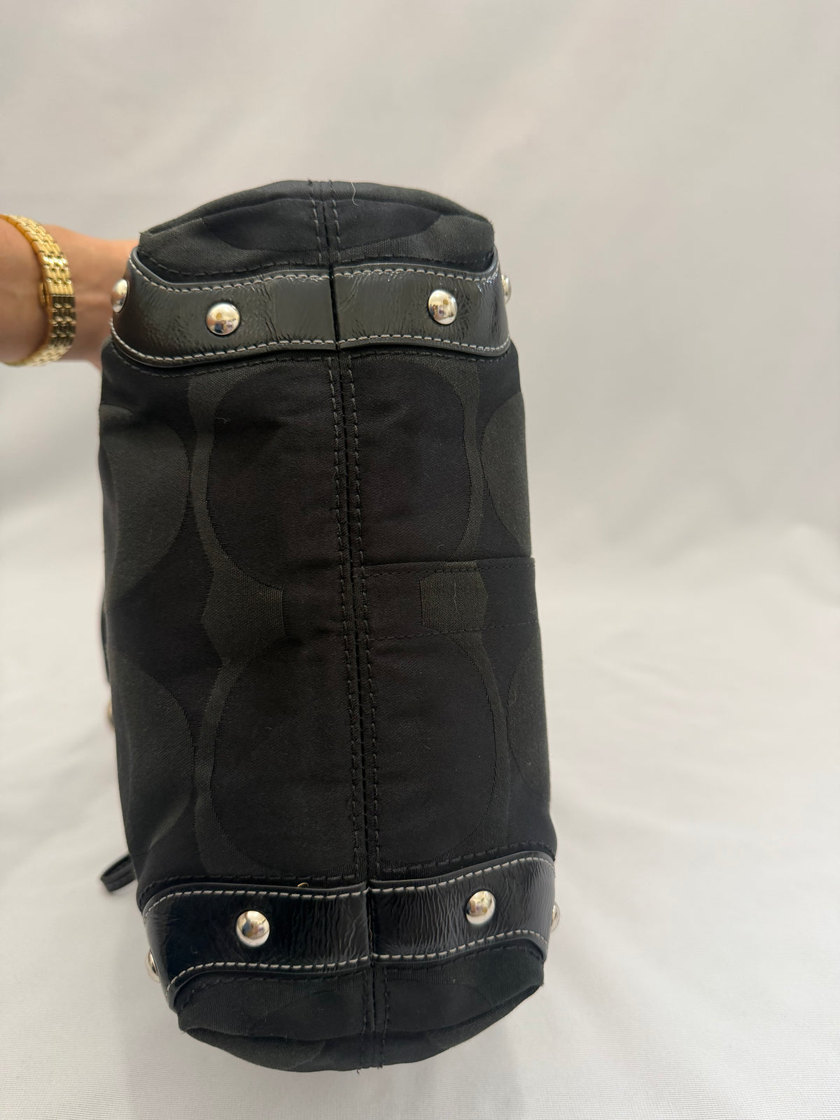 Coach Carly Signature Black