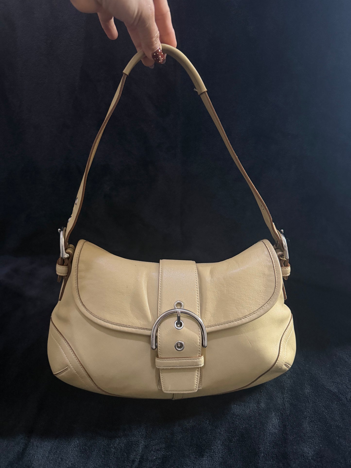 Coach Soho beige Leather