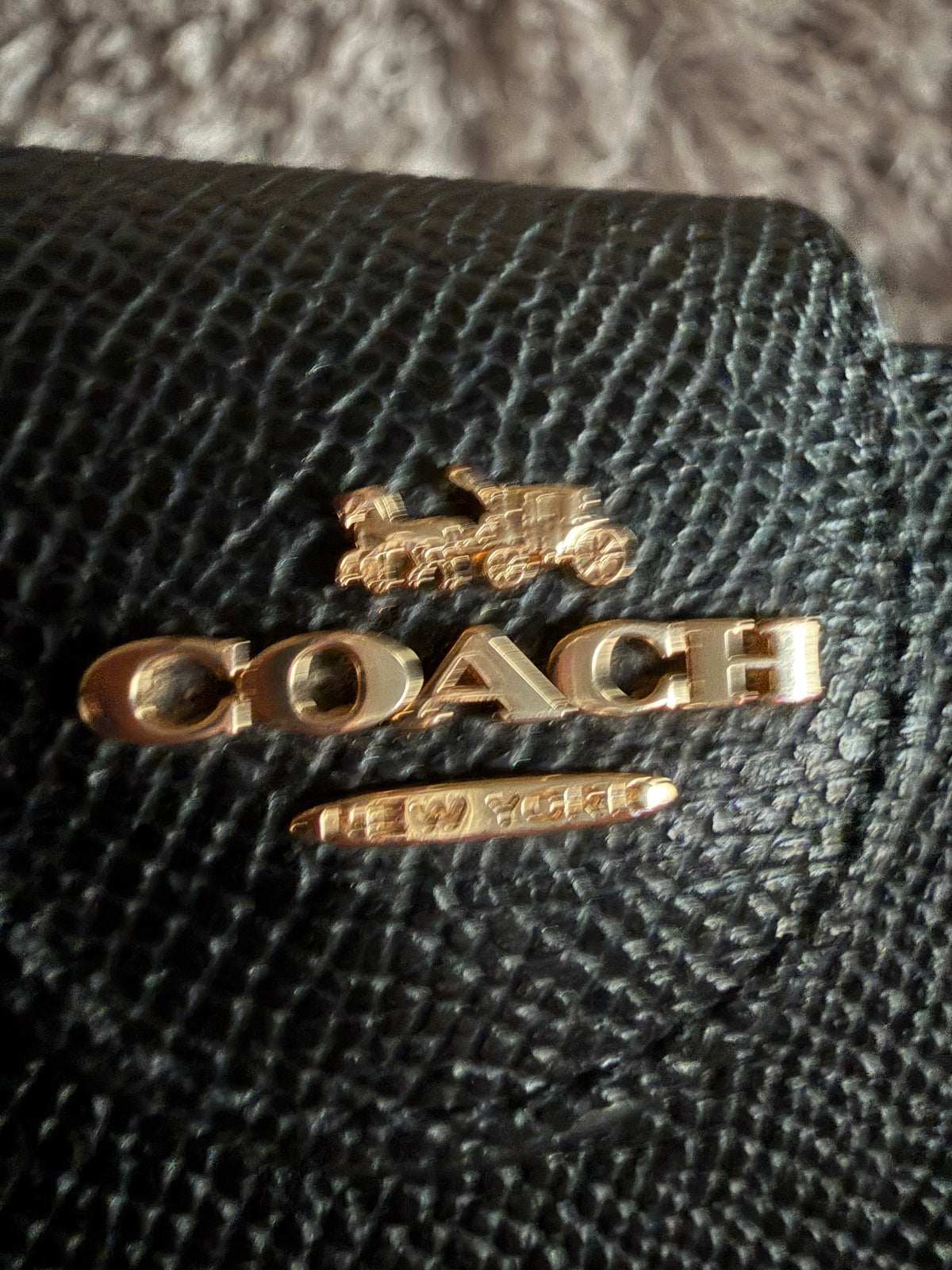 Coach Black Wallet