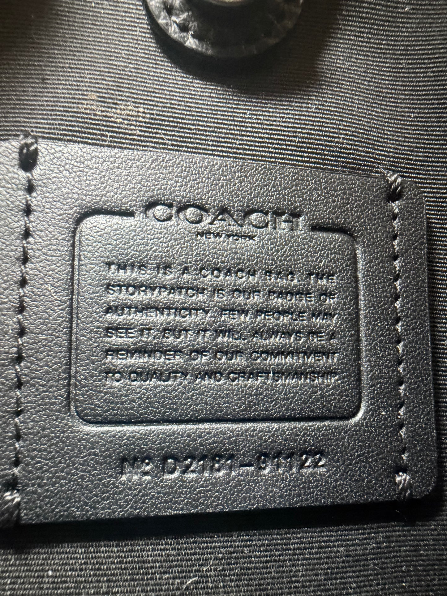 Coach Town Bucket Olive Green