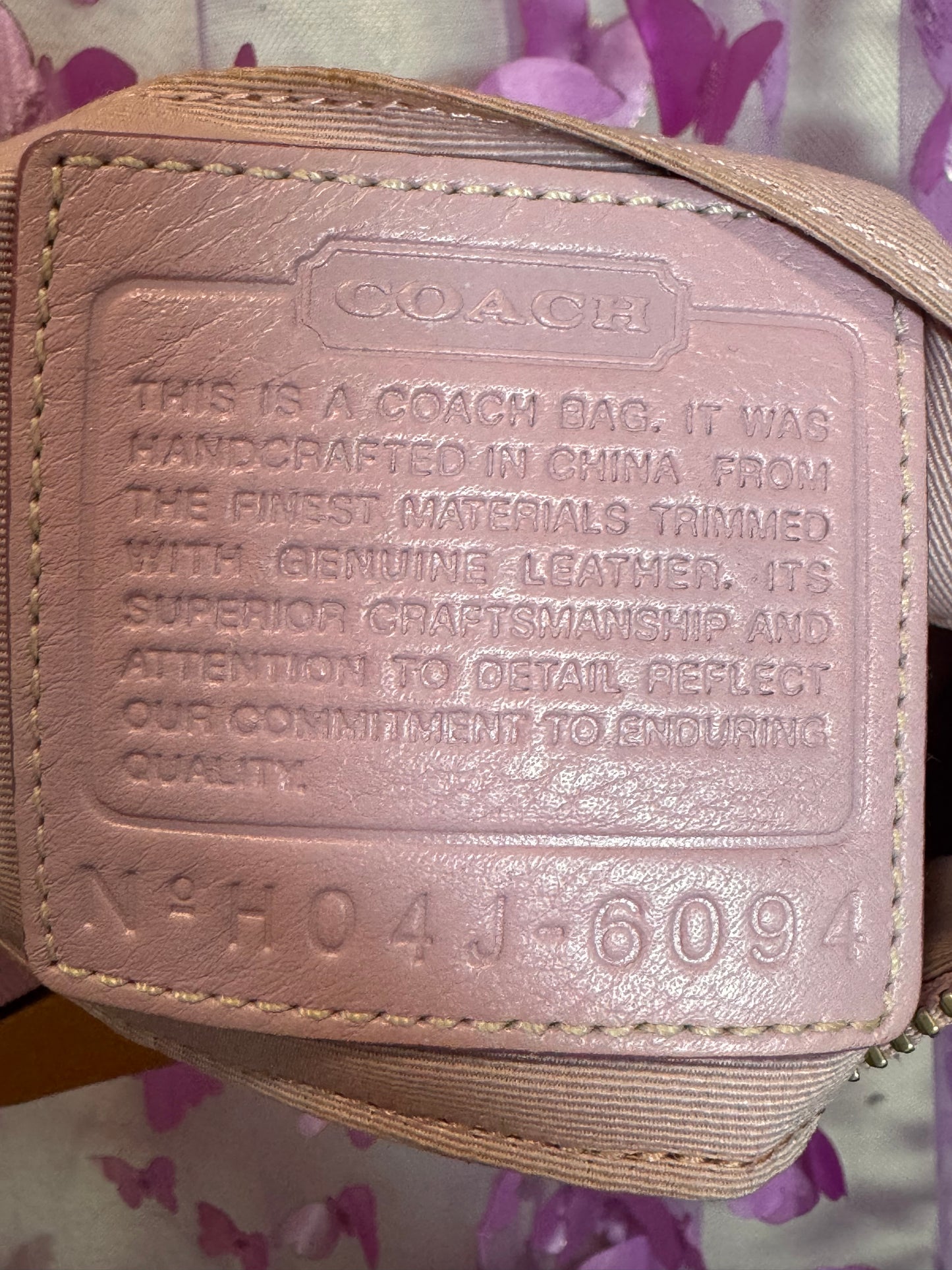 Coach Signature Demi pink