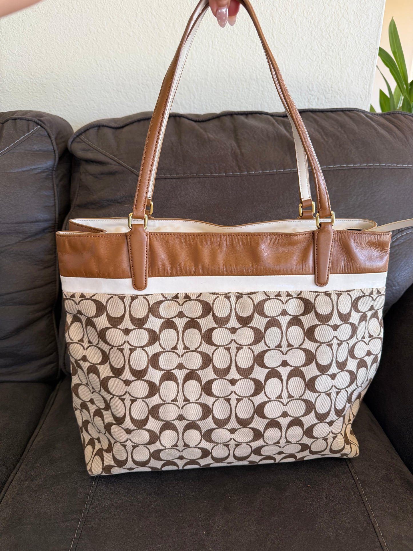 Coach Signature Tote Bag