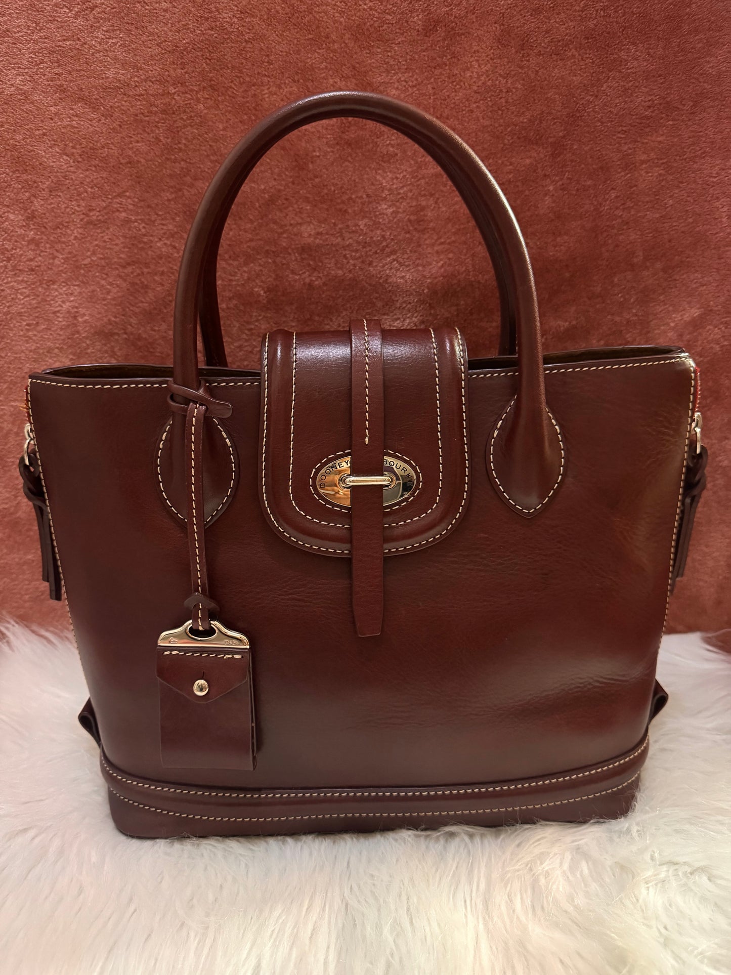 Dooney & Bourke Florentine Toscana Burgundy