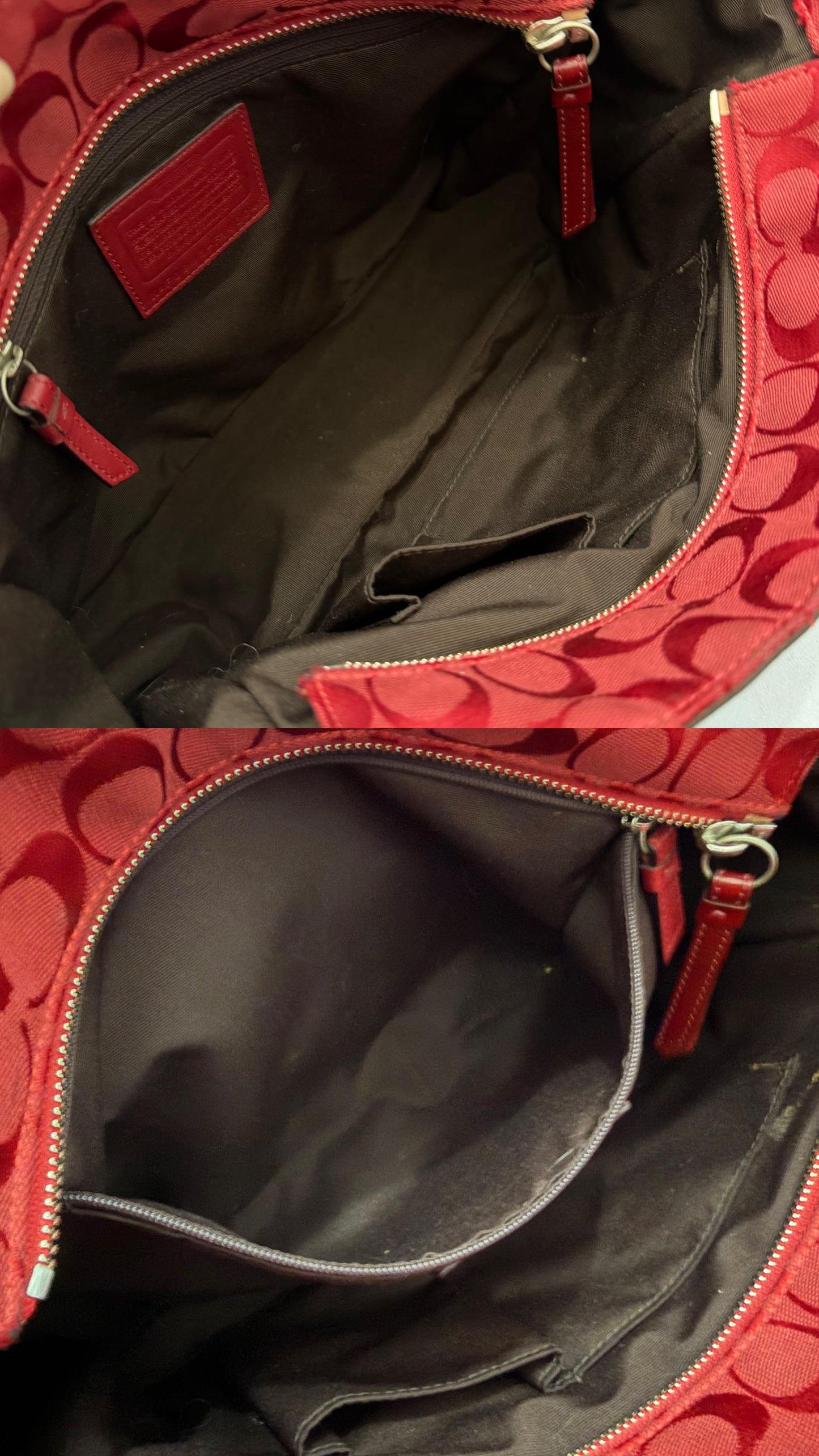 Coach Gallery Patchwork Red Tote
