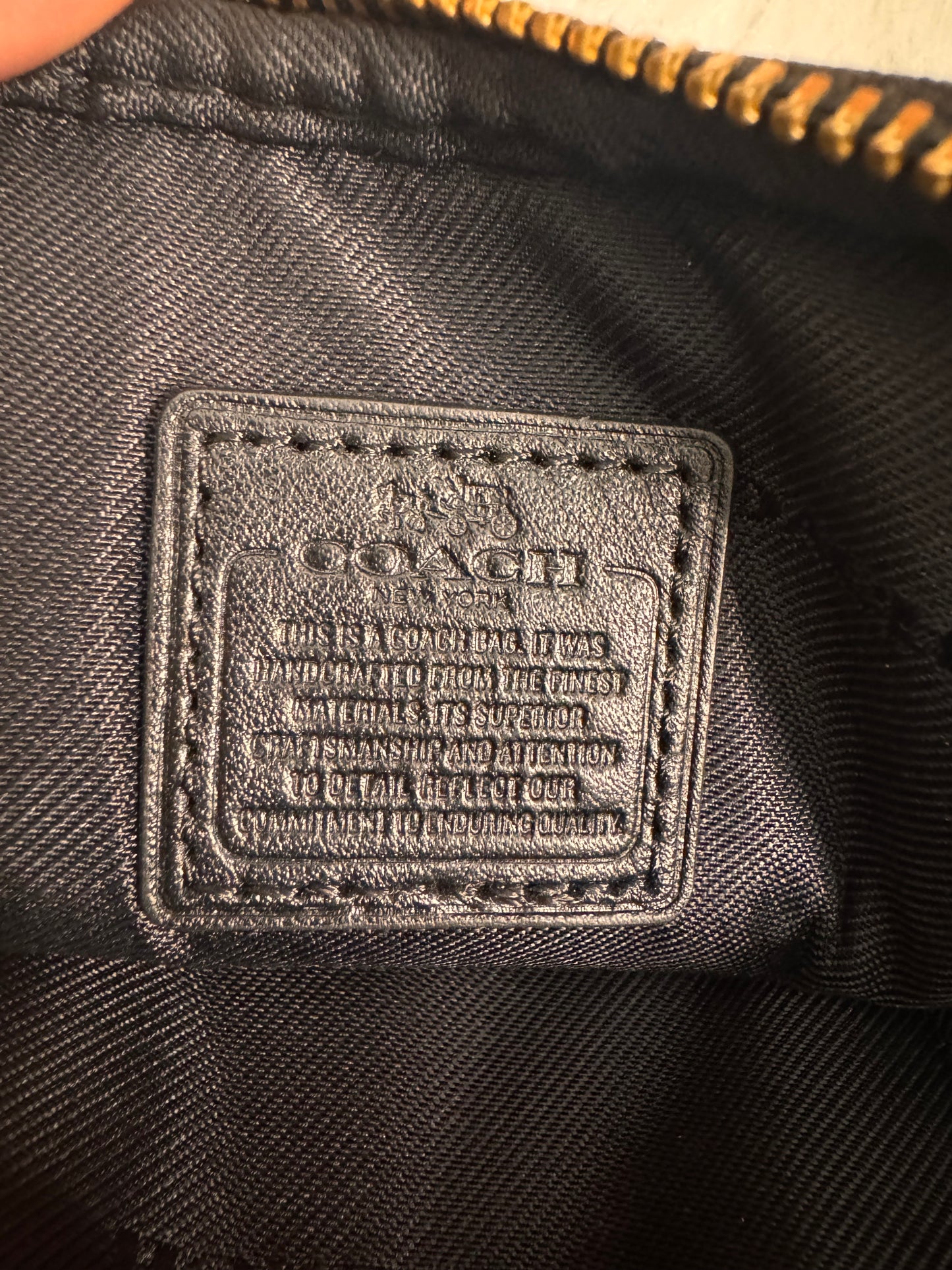 Coach Mini Jamie Camera negro