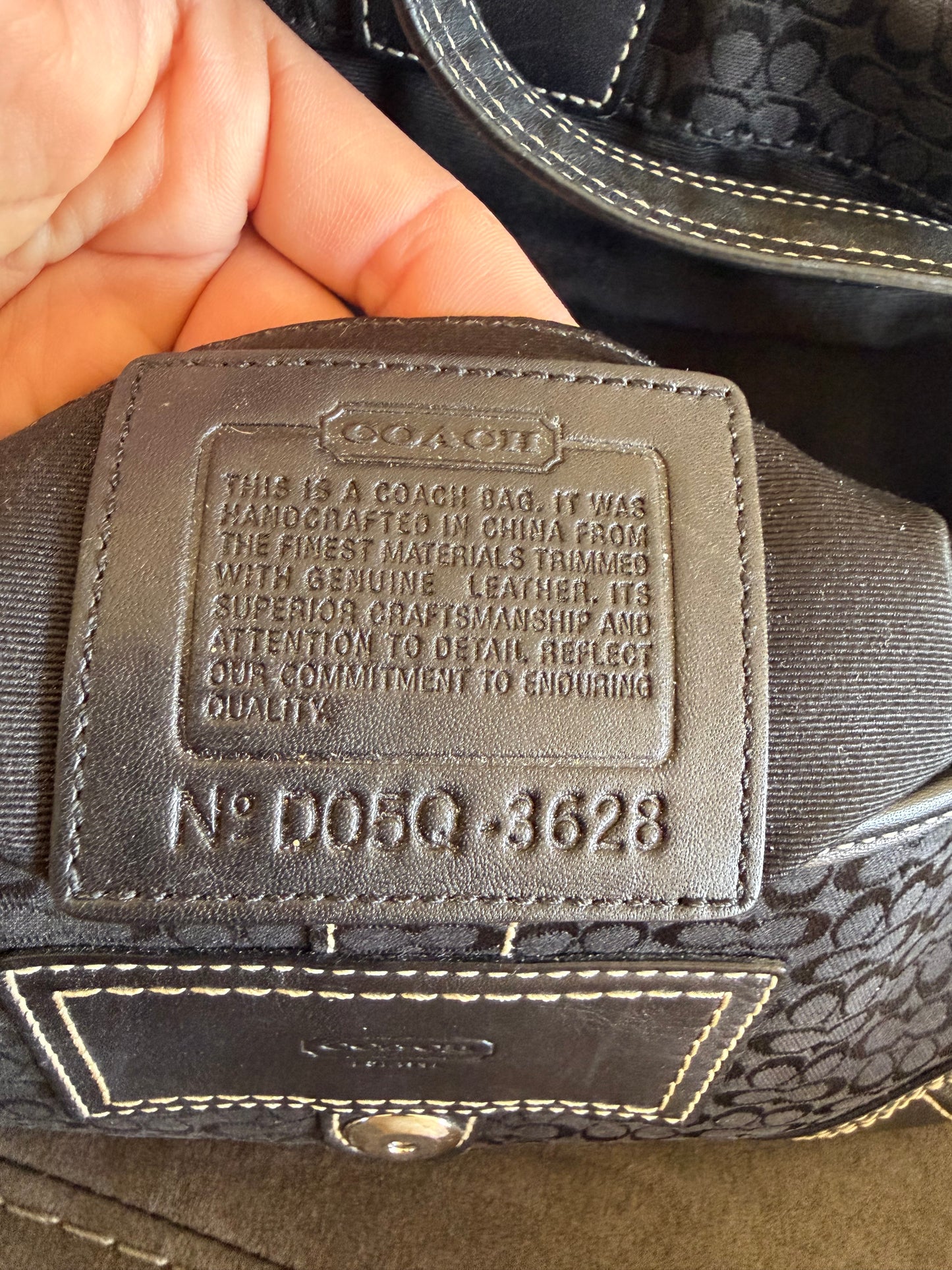 Coach Soho black signature