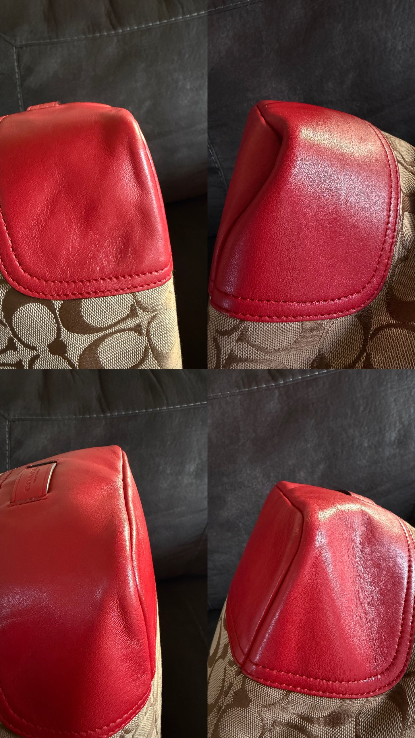 Coach Hadley Signature brown/red