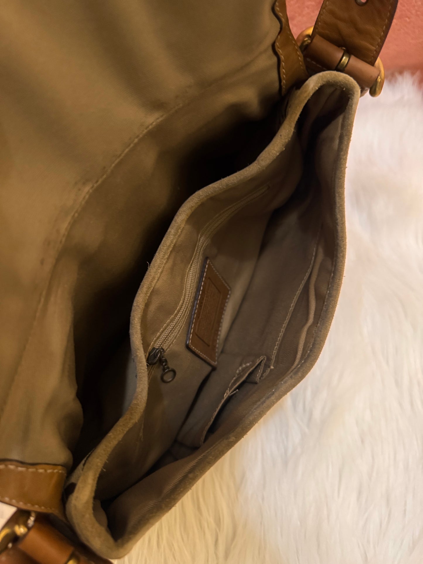 Coach SoHo Canvas, Leather and Suede