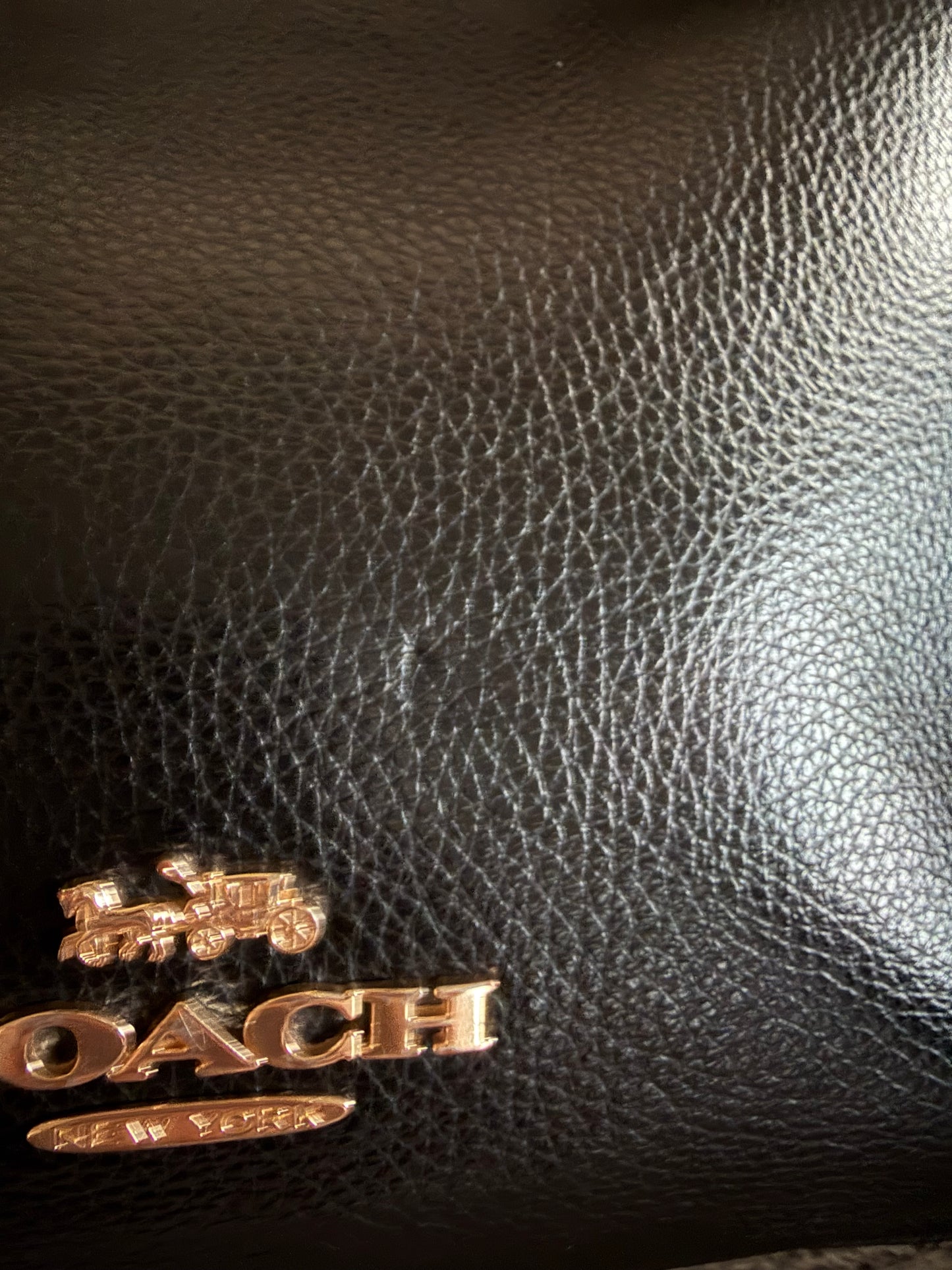 Coach Ellie File Crossbody Black Bag
