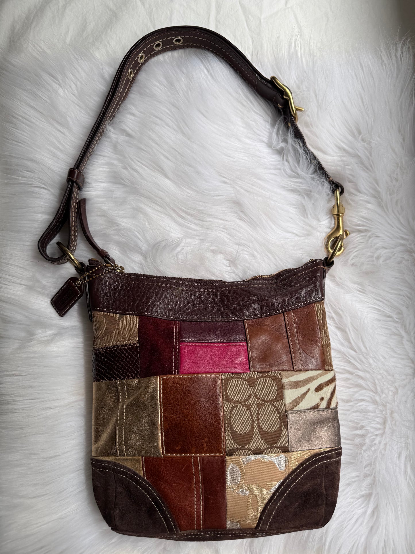 Coach Patchwork Shoulder Bag