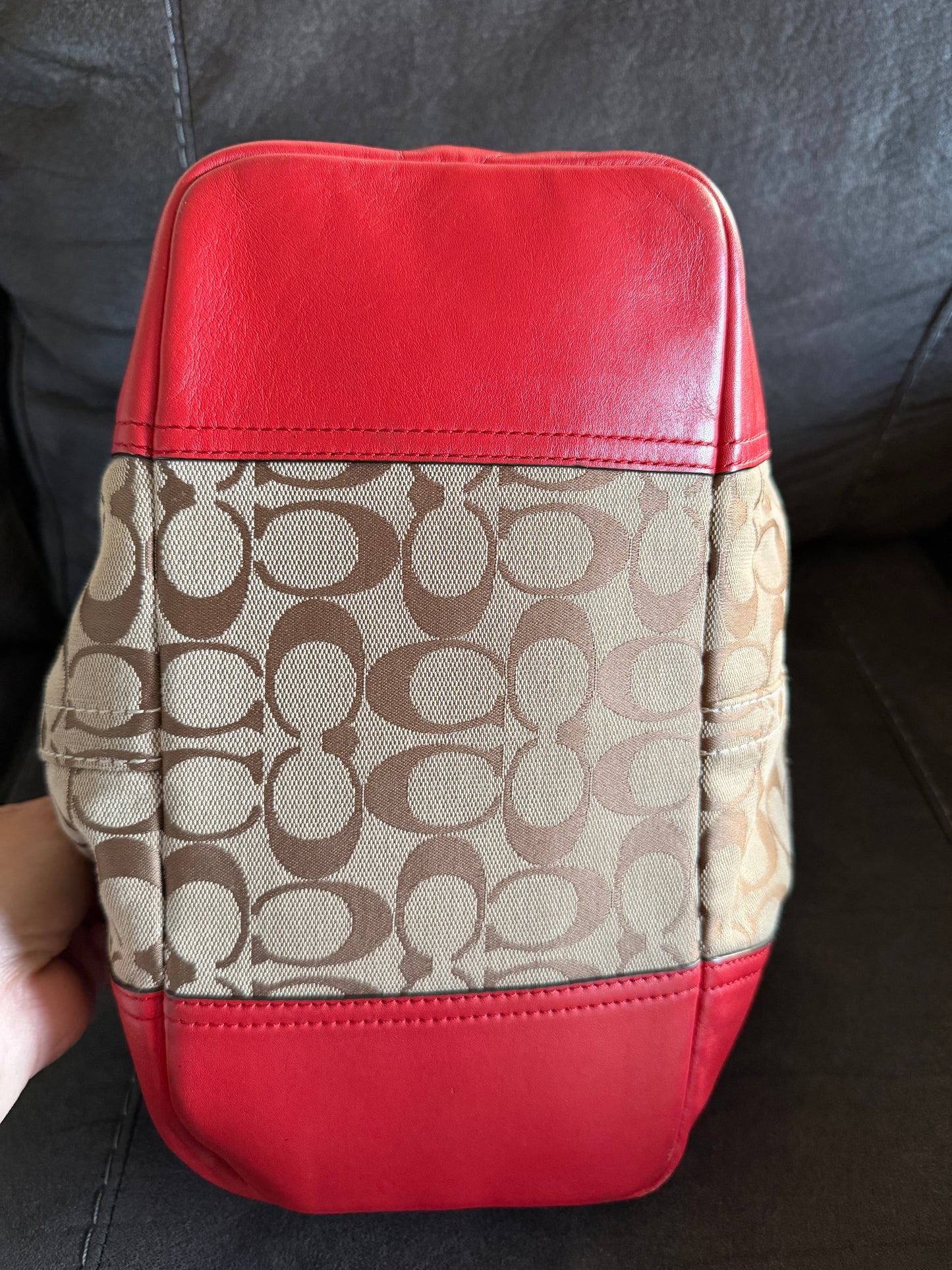 Coach Hadley Signature brown/red