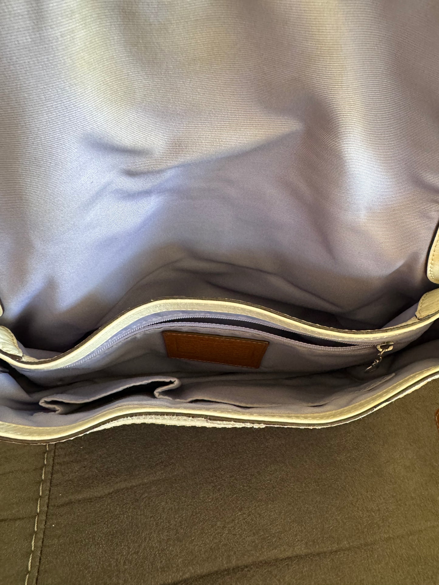 Coach SoHo Beige Leather