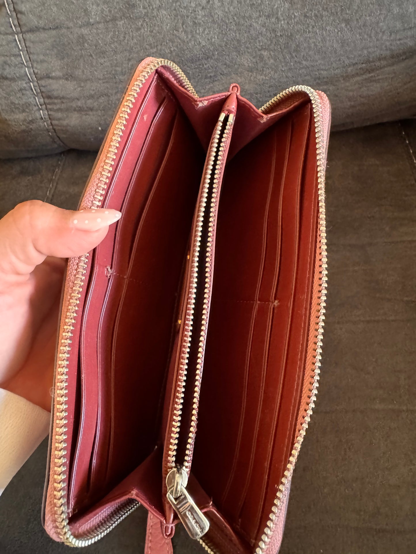 Coach Pink wallet Minnie Mouse