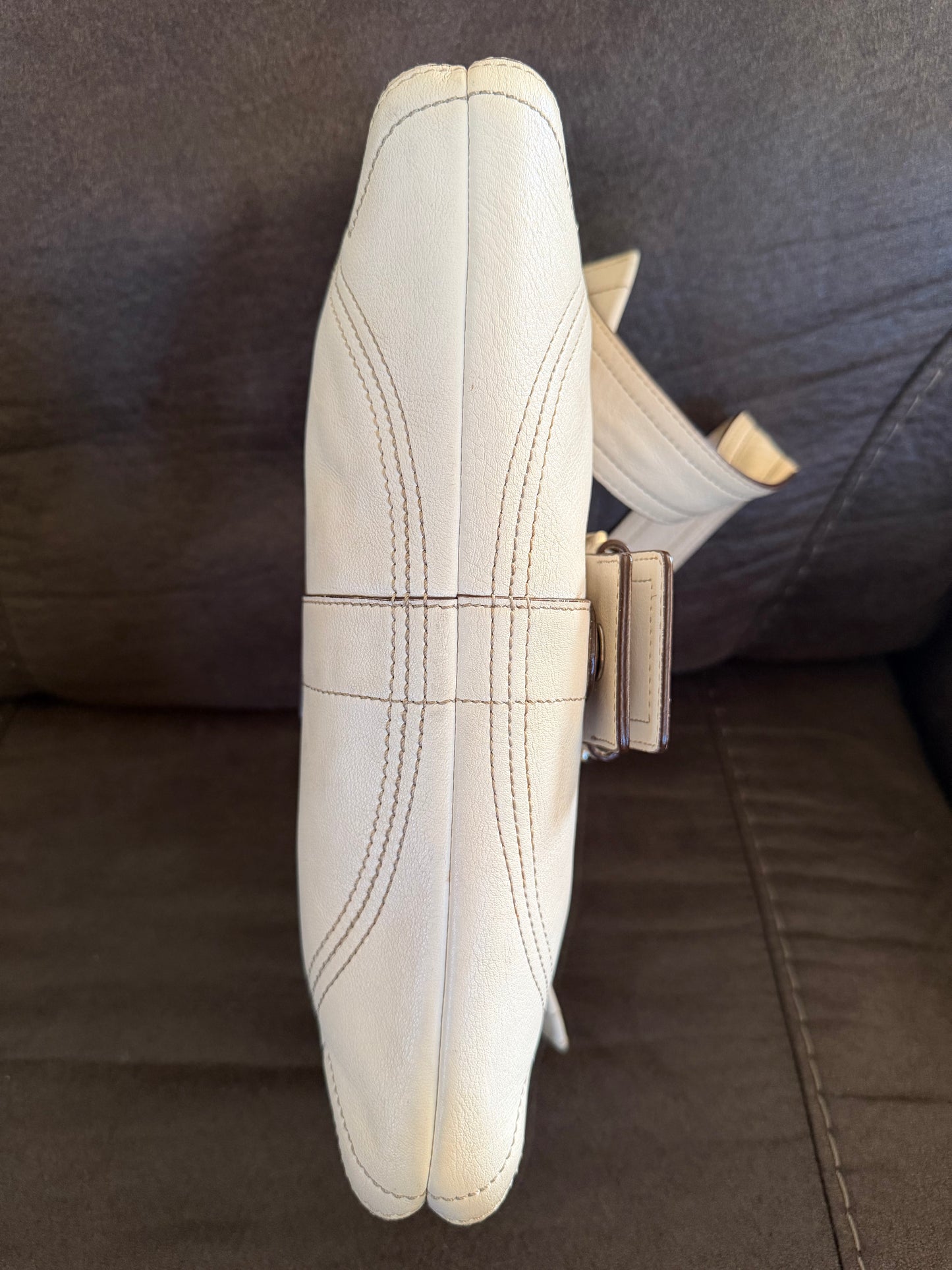 Coach Mini Soho White Leather