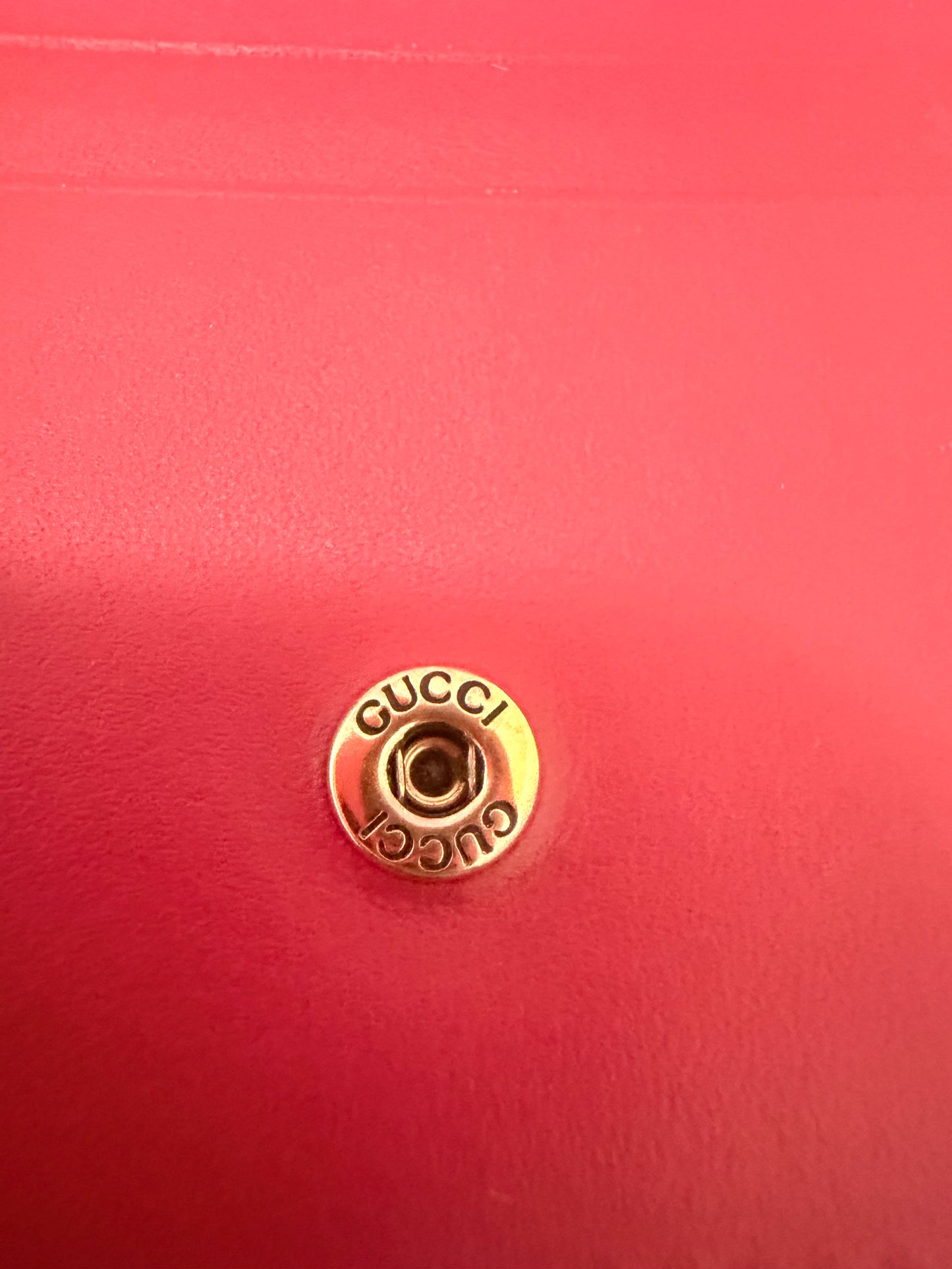 Gucci GG Crystal Cherry Wallet