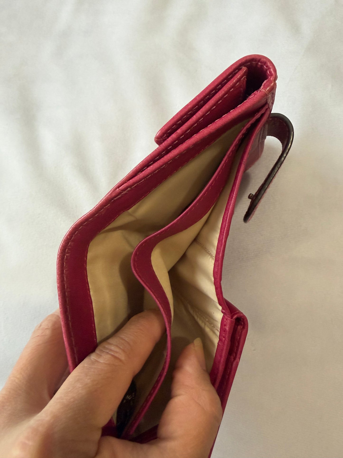 Coach Soho Wallet Fucsia/Beige