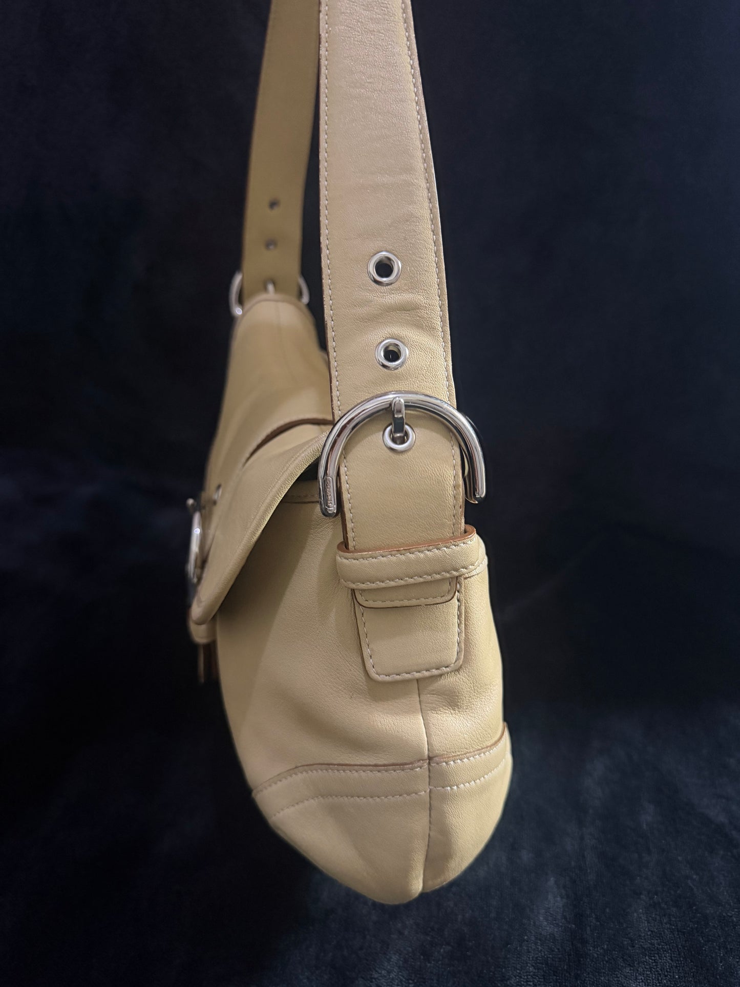 Coach Soho beige Leather
