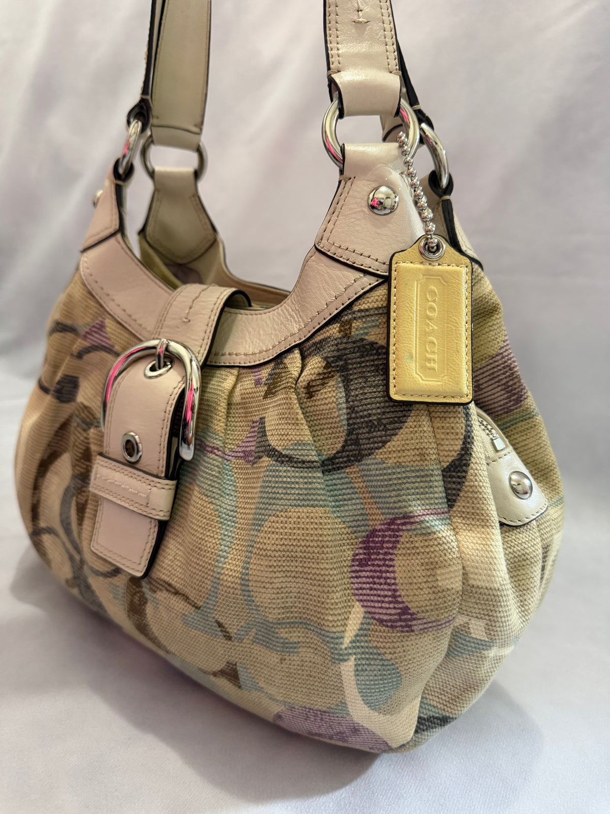 Coach Soho Lynn Hobo Optic C Op Art Multicolor