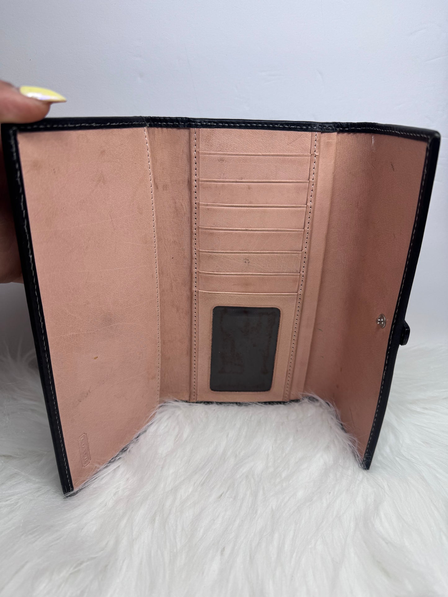 Coach Wallet Black Signature